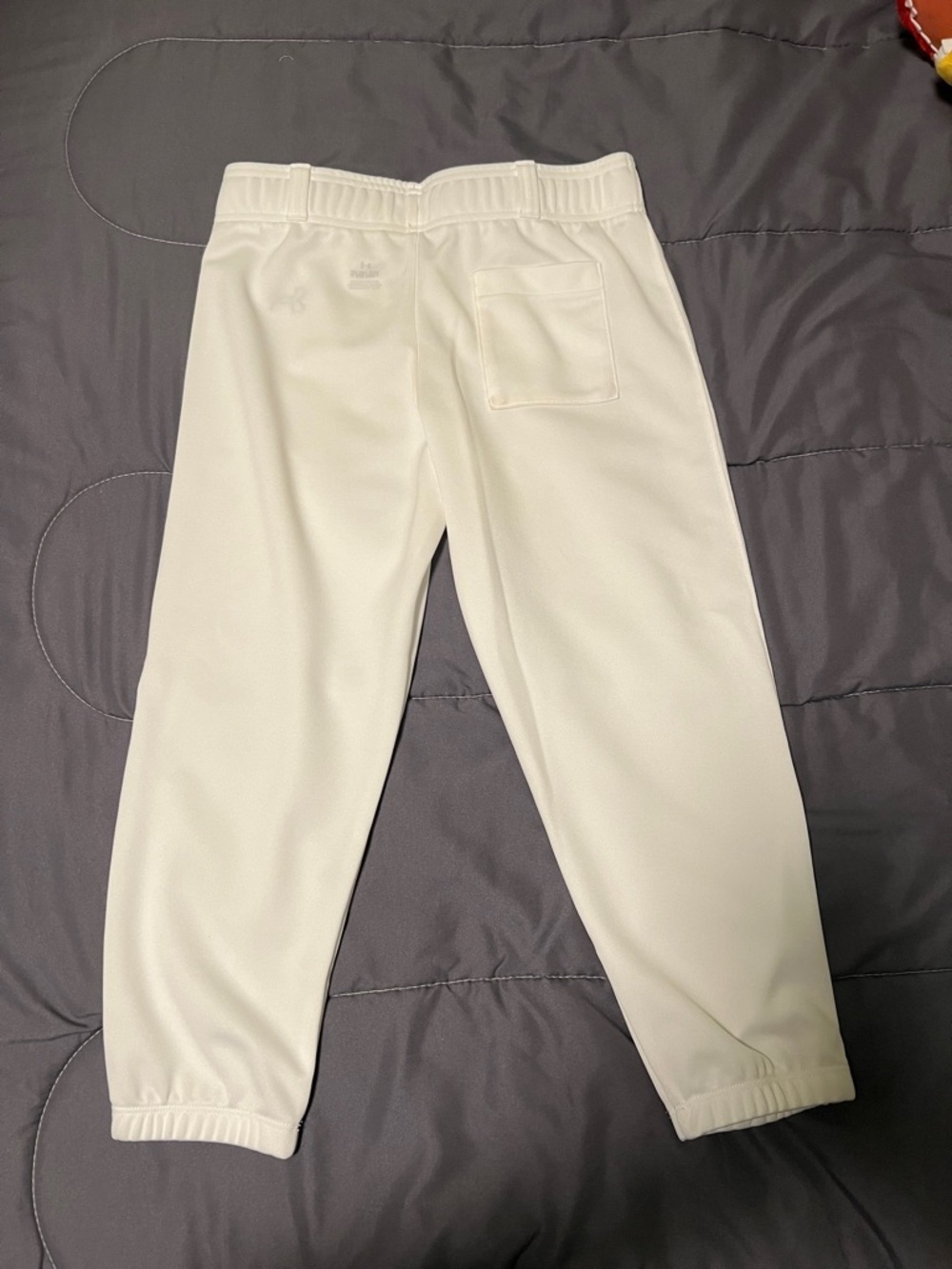 Under Armour Kids White Baseball Pants - Picture 3 of 5